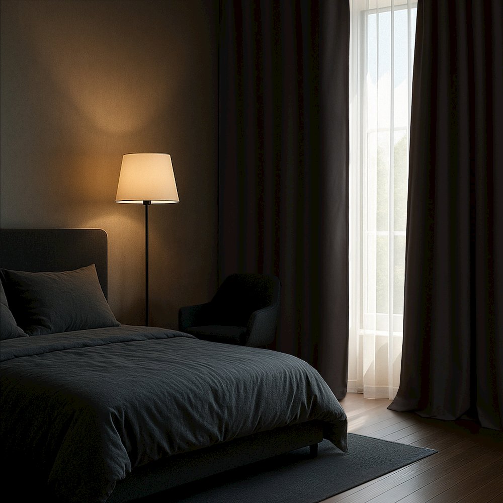 Luna Total Blackout Window Panel. Picture 5