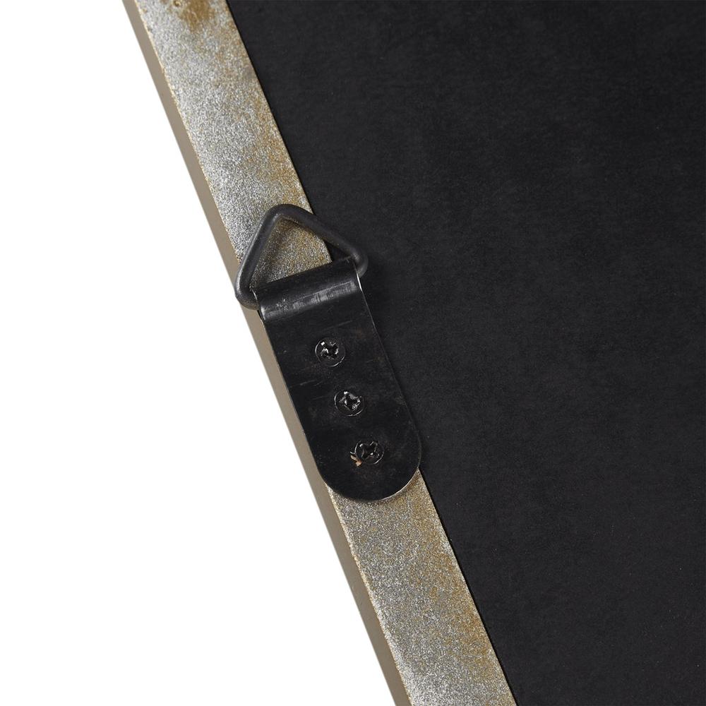 Gold Scalloped Wood Wall Mirror. Picture 2
