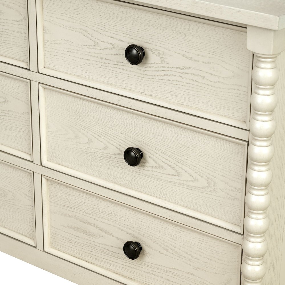 Beckett Small Dresser, Antique Cream color. Picture 4