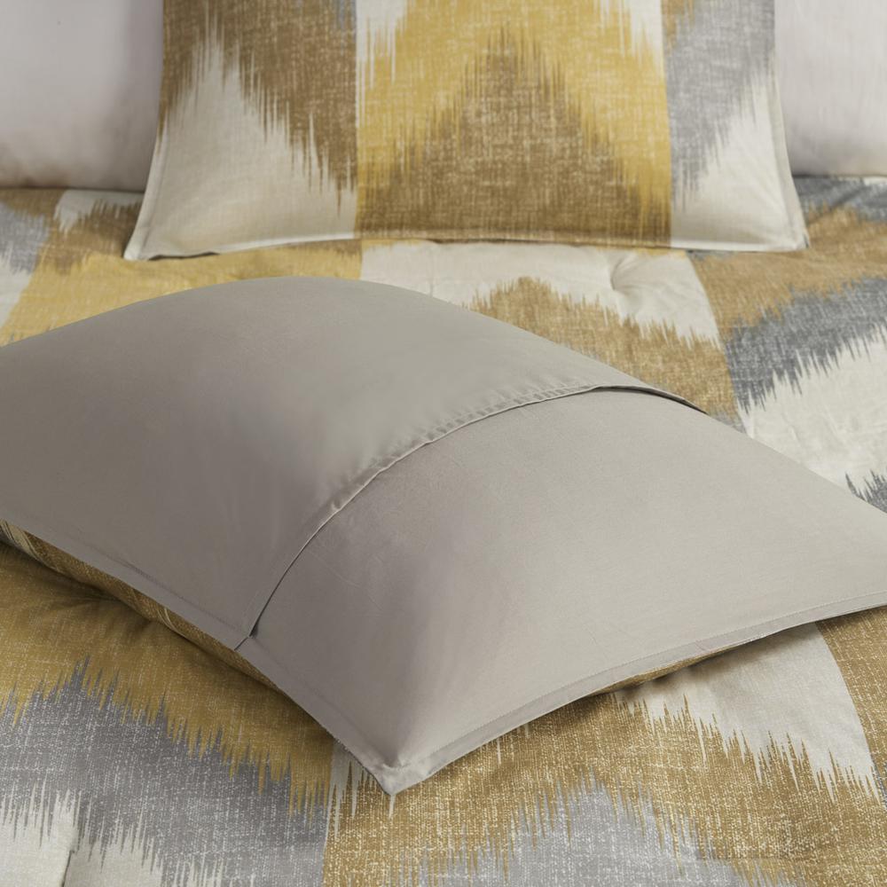Alpine 3 Piece Comforter Mini Set, Yellow color. Picture 3
