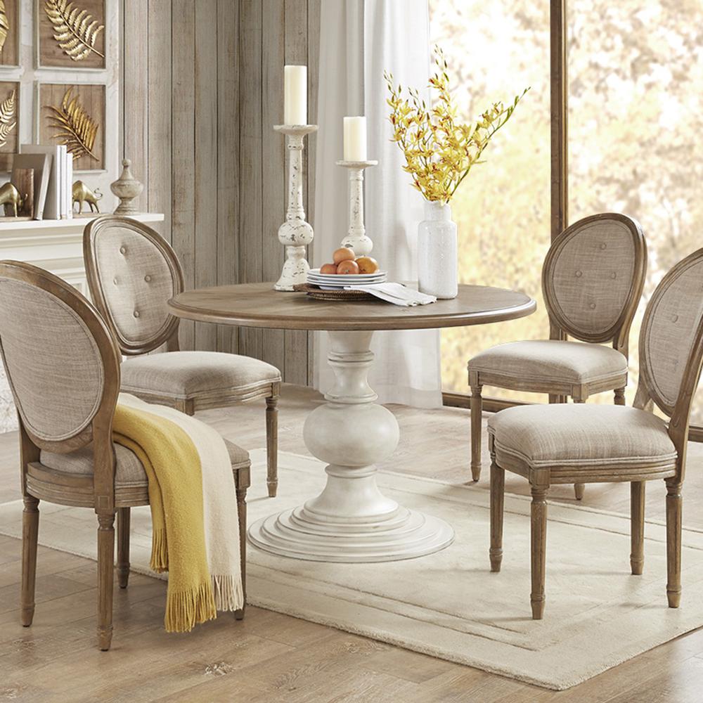 46" Round Pedestal Dining Table. Picture 5