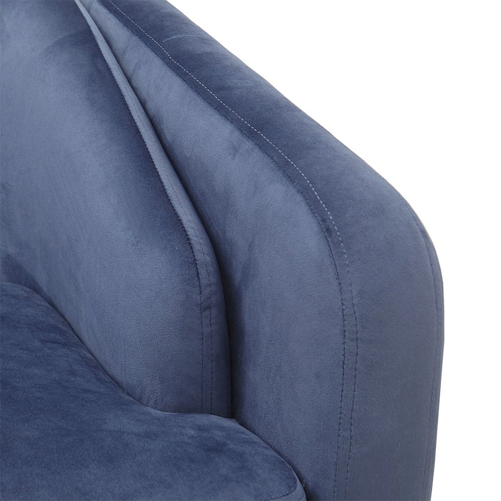 Upholstered Tufted Mid-Century Accent Chair. Picture 2