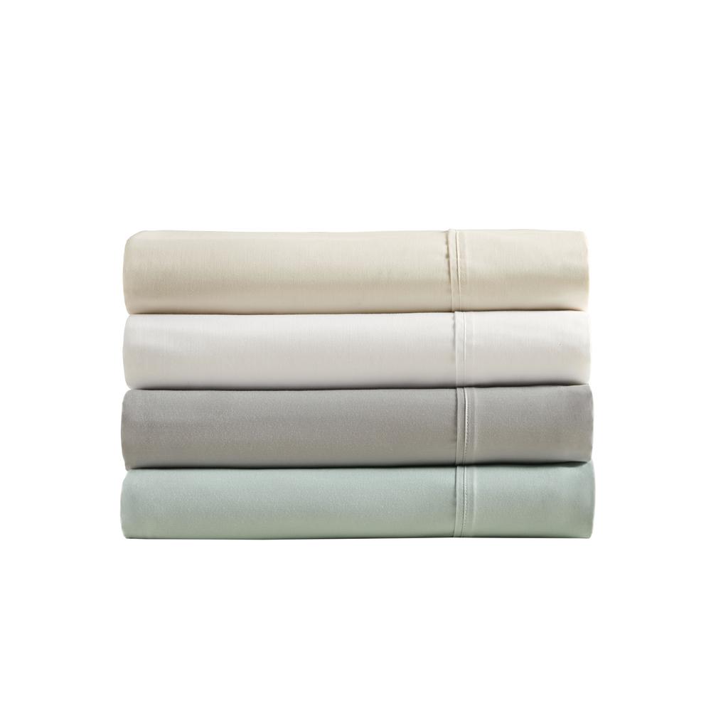 Wrinkle Resistant Cotton Sateen Sheet Set. Picture 1
