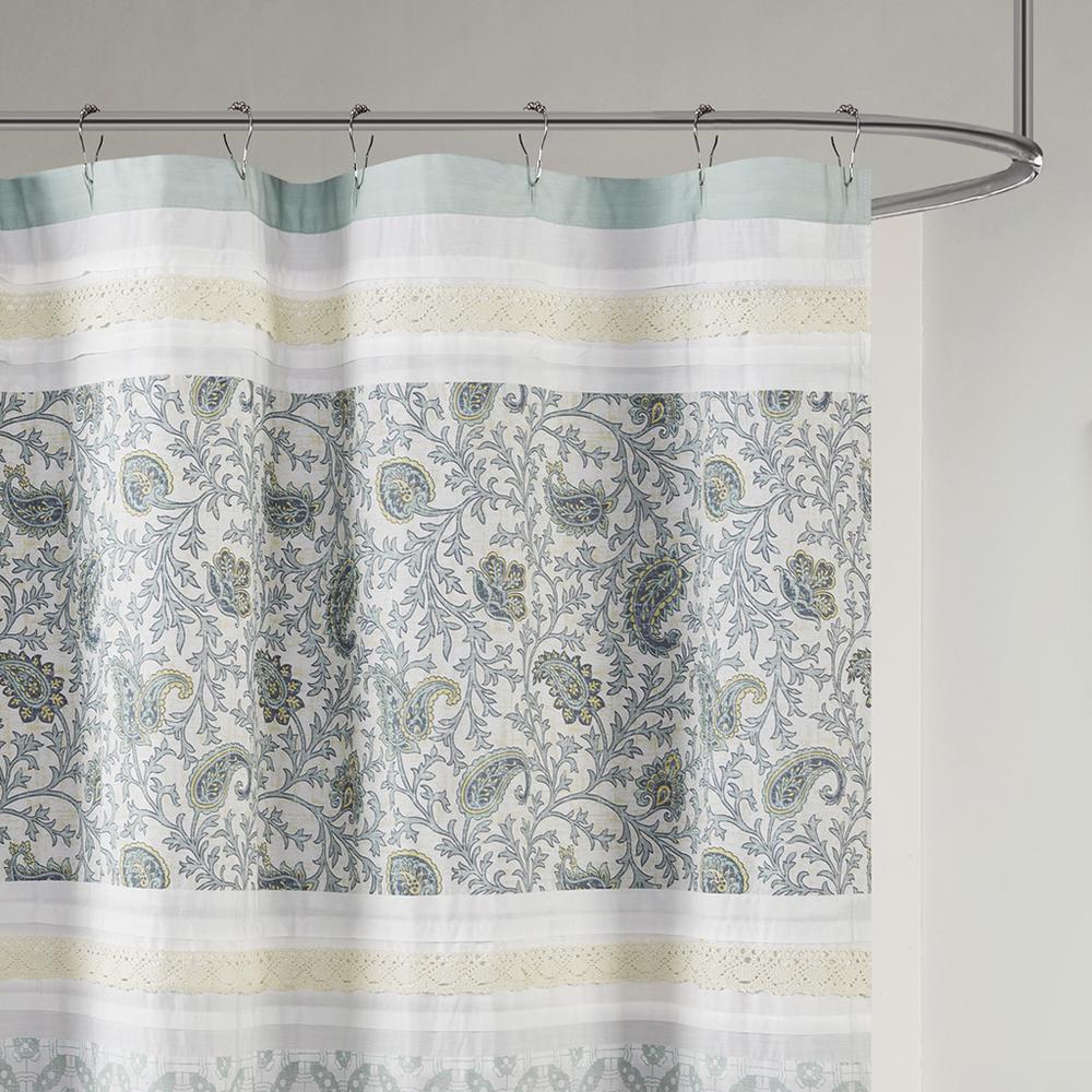 Cotton Shower Curtain. Picture 2