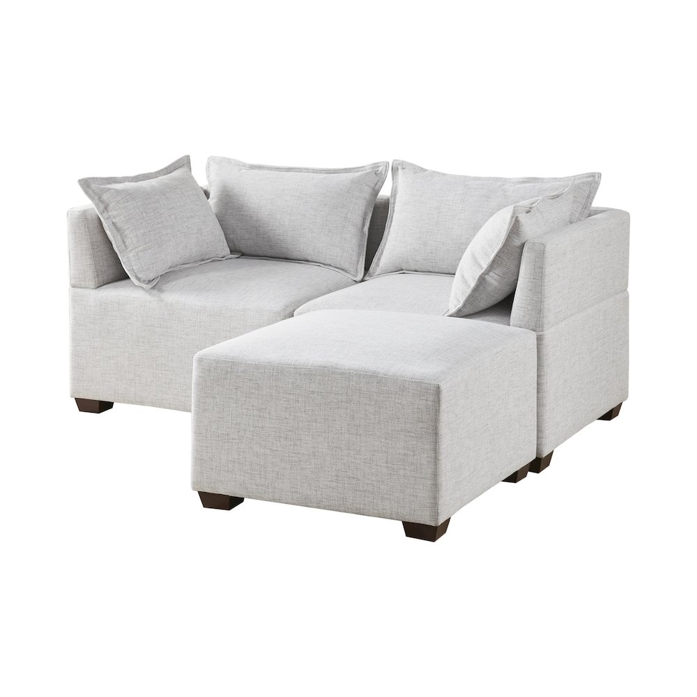3-Piece Modular L-Shape Sofa. Picture 4