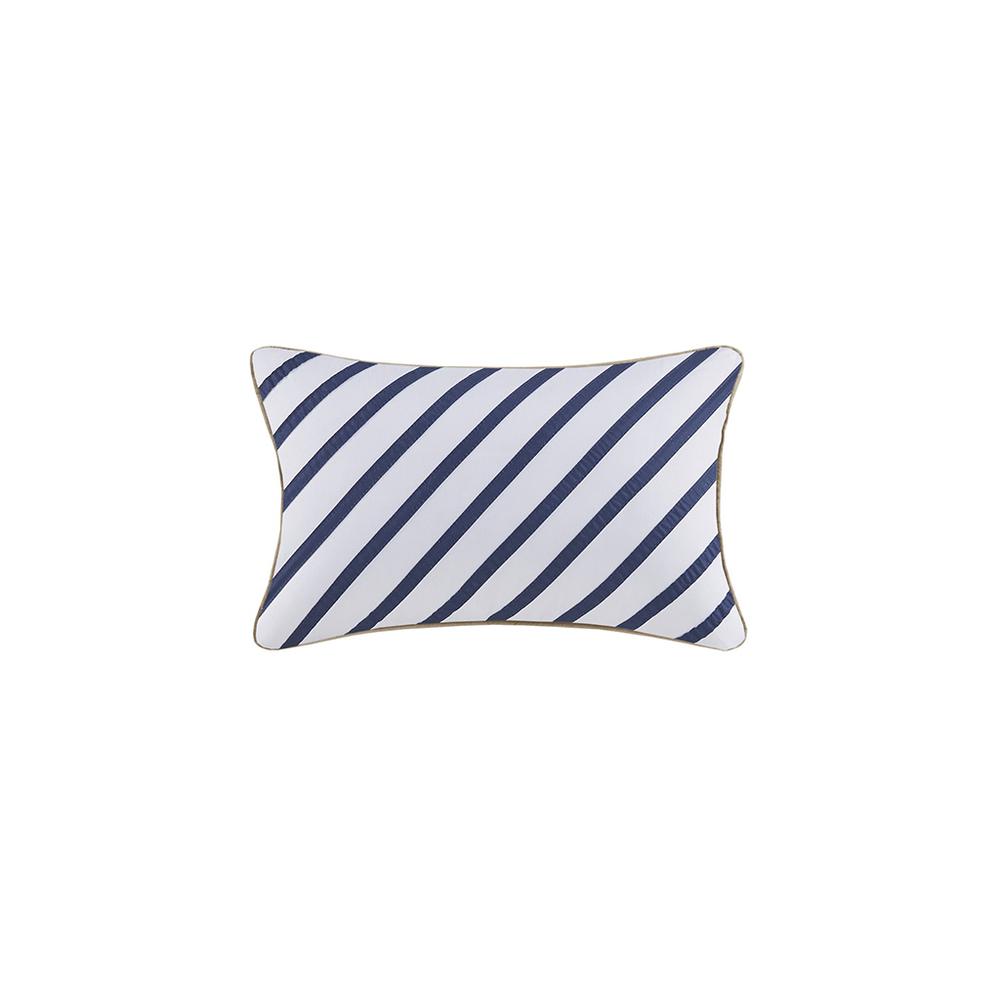 Ashton Duvet Cover Set, Khaki/Navy color. Picture 1