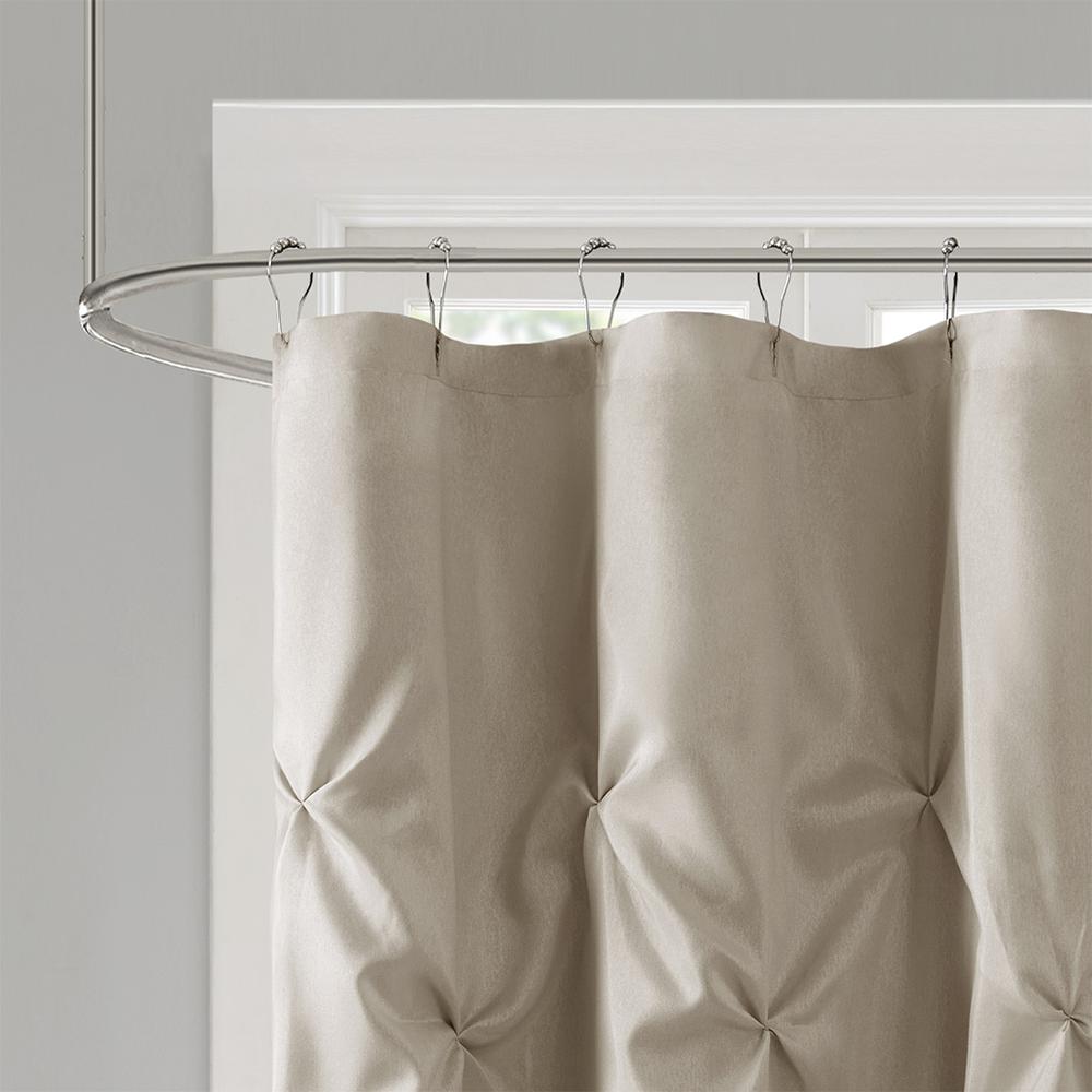 Tufted Semi-Sheer Shower Curtain. Picture 1