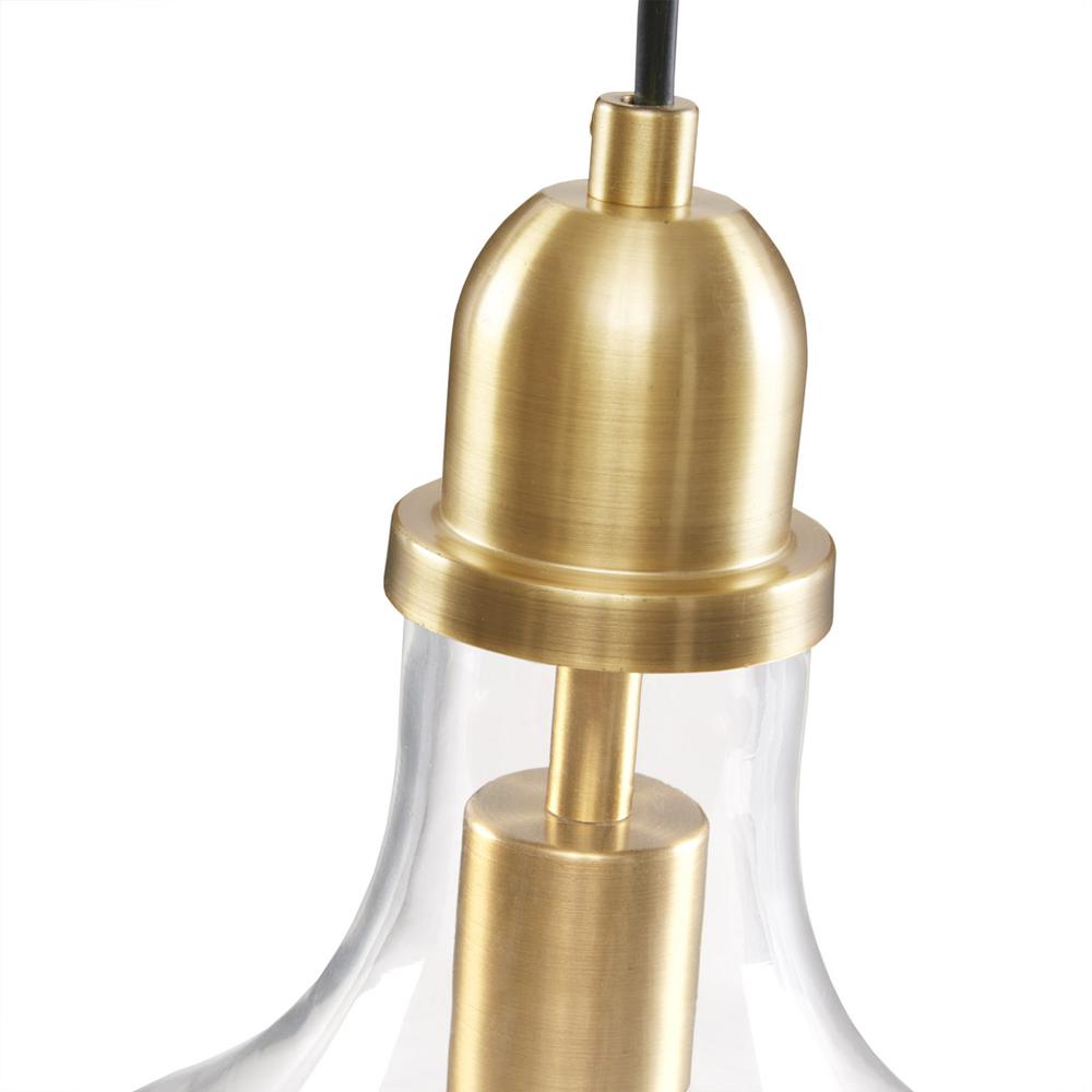 Bell Shaped Glass Pendant. Picture 2