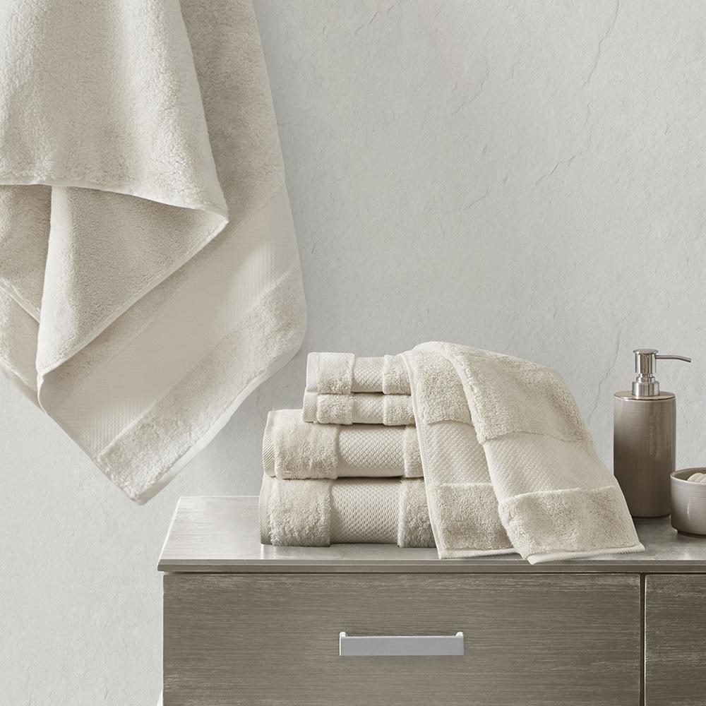 Cotton 6 Piece Bath Towel Set. Picture 4