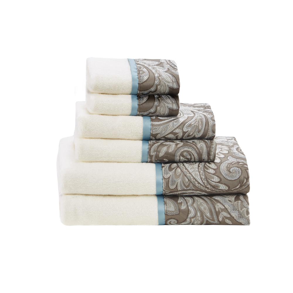 6 Piece Jacquard Towel Set. Picture 2