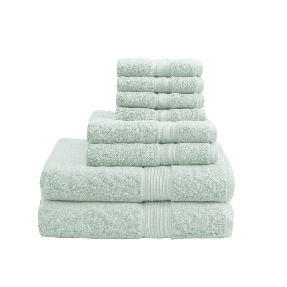 100% Cotton 8 Piece Antimicrobial Towel Set. Picture 4