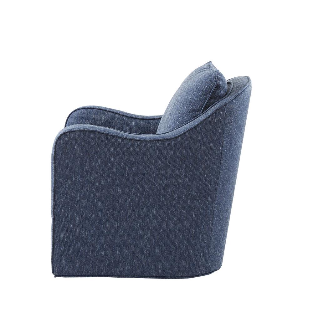 Wide Seat Swivel Arm Chair. Picture 2
