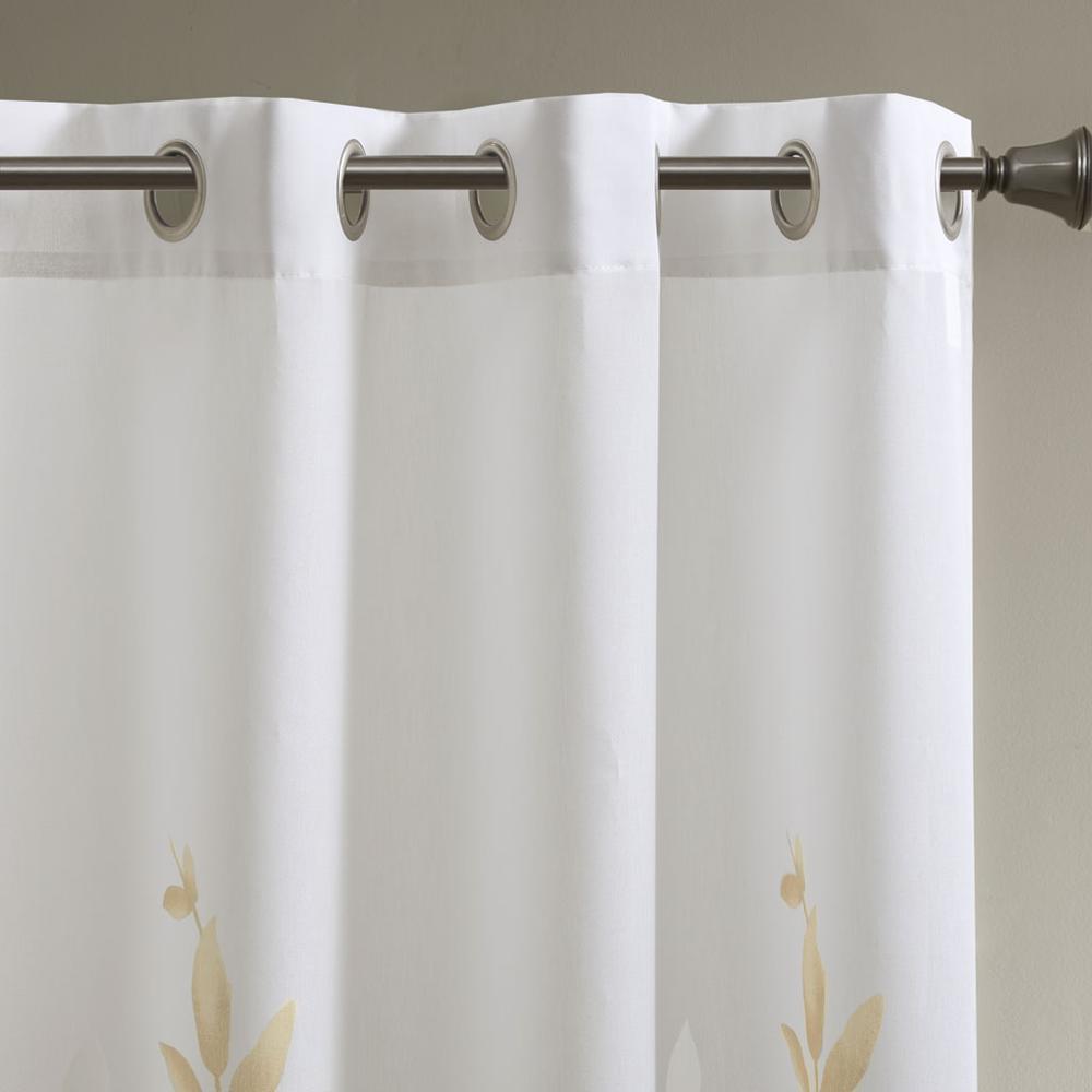 Burnout Printed Curtain Panel. Picture 3