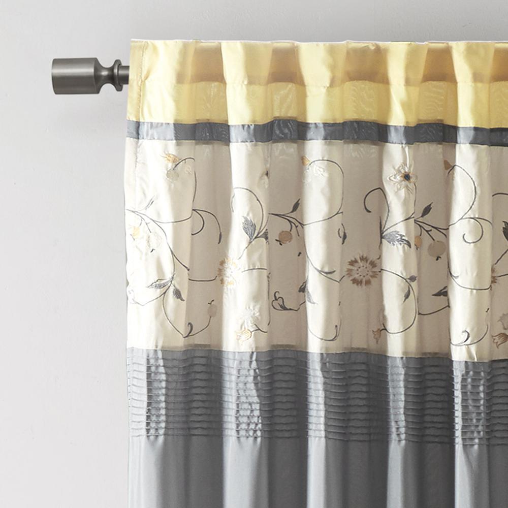 Embroidered Curtain Panel. Picture 3