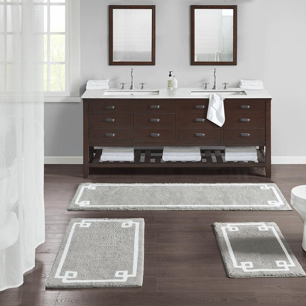 Cotton Tufted Bath Rug 20x30. Picture 4