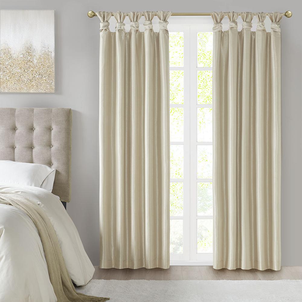 Twist Tab Total Blackout Window Curtain Panel. Picture 3