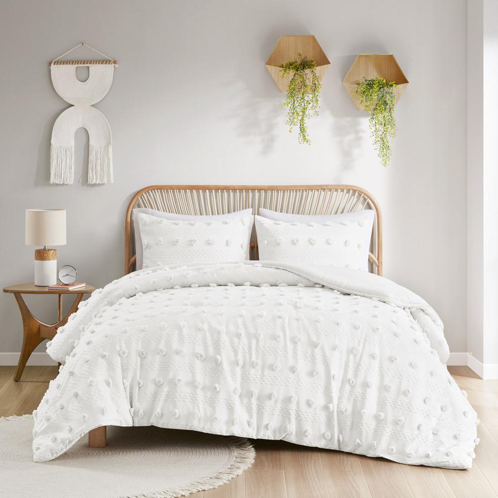Clip Jacquard Duvet Cover Set. Picture 1