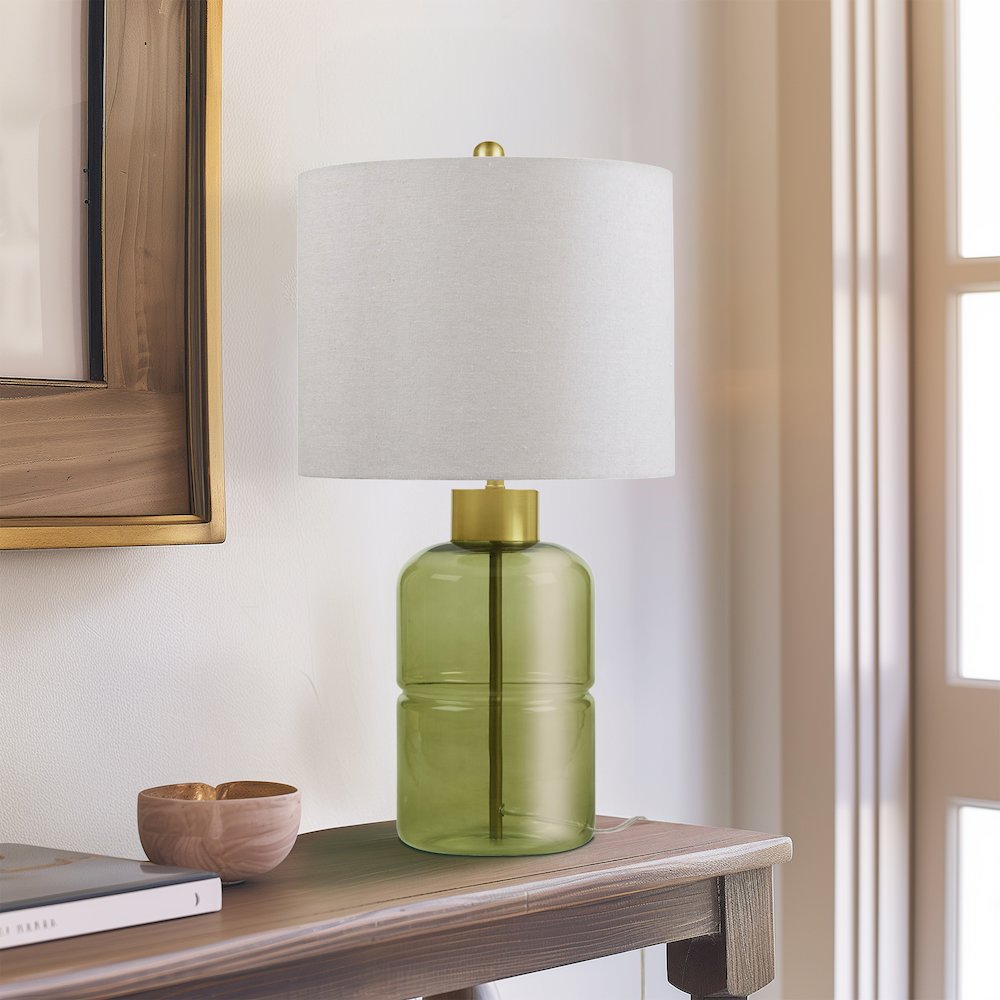 Glass Table Lamp. Picture 2