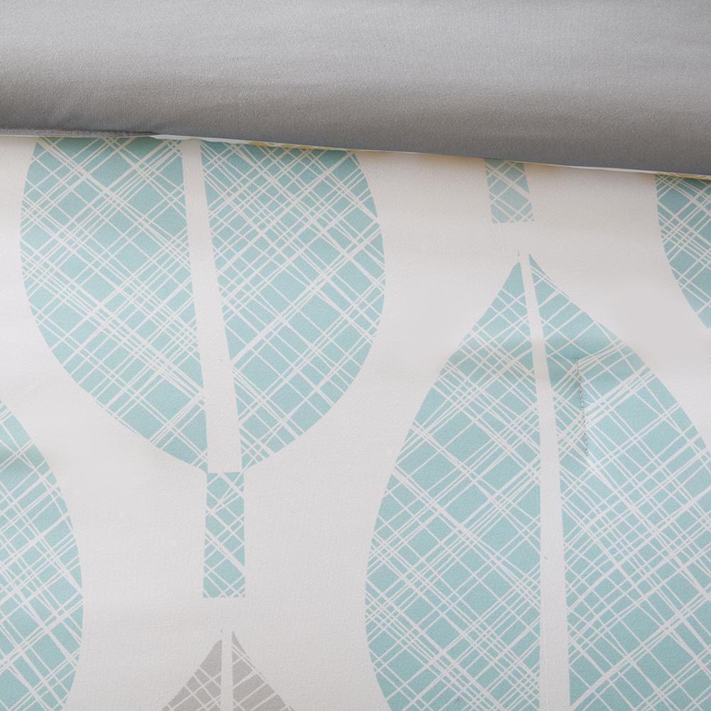 Central Park Leaf Print Complete Comforter Set, Belen Kox. Picture 4