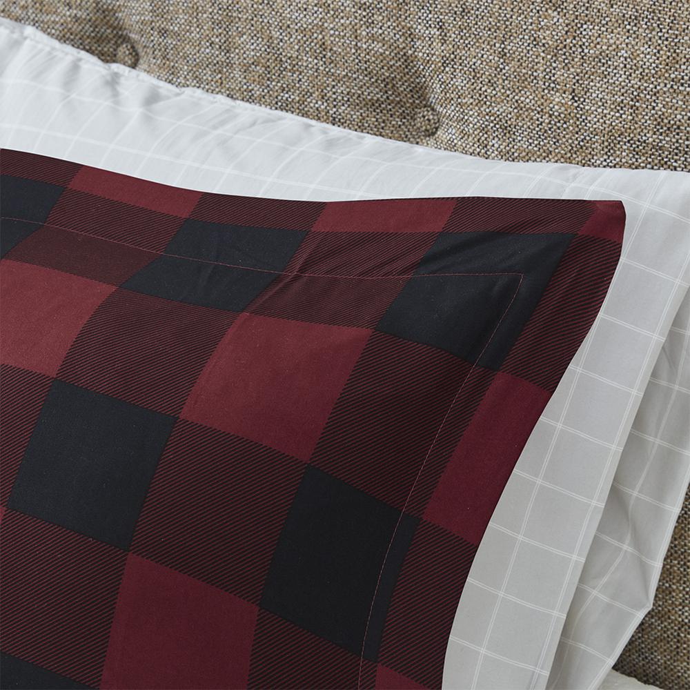 6 Piece Reversible Comforter Set with Bed Sheets. Picture 2