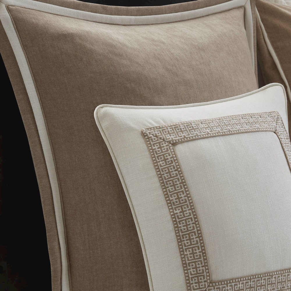 Jarvis Embroidery Oversized Duvet Style Comforter Set. Picture 4