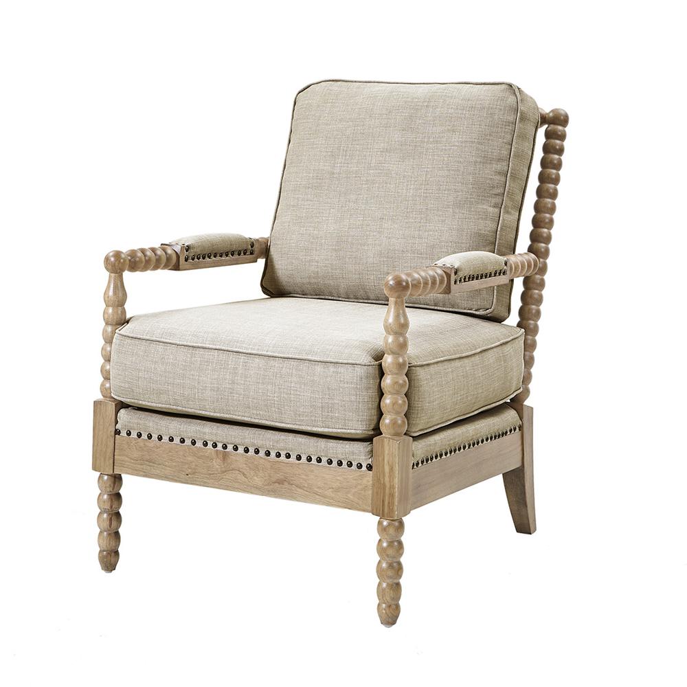 Neutral Taupe Accent Chair, Belen Kox. Picture 2