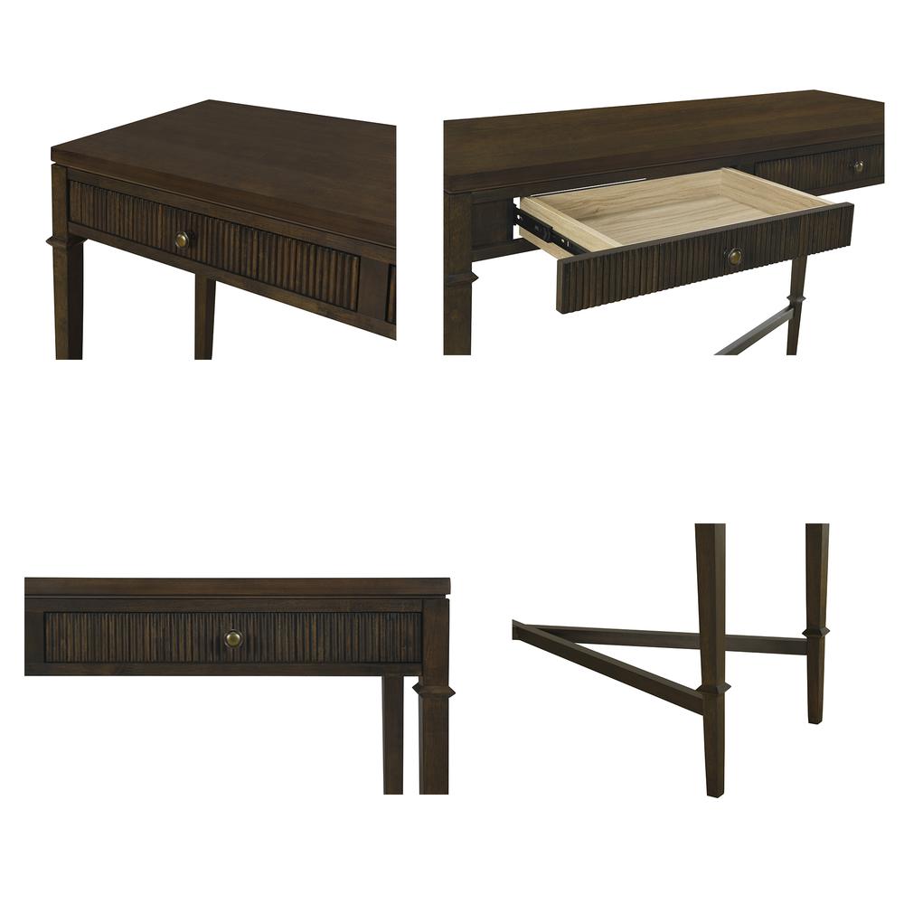 Fluted 2-drawer Storage Console Table. Picture 3