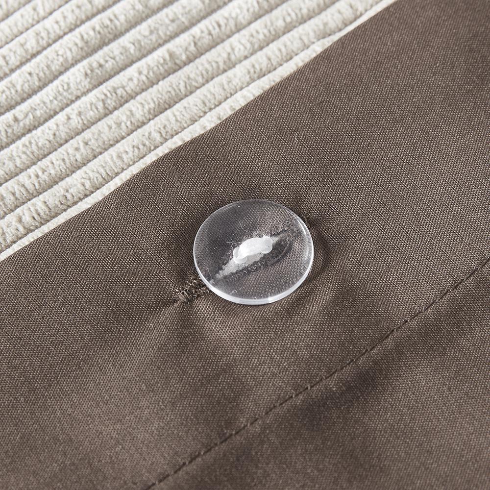 3 Piece Corduroy Duvet Cover Set. Picture 2