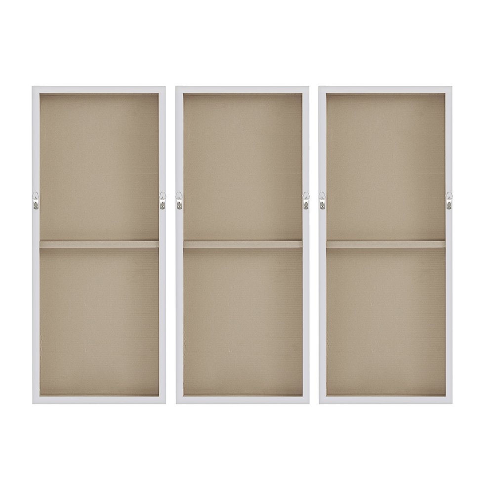 Heavily Embellished 3-piece Canvas Wall Art Set. Picture 2