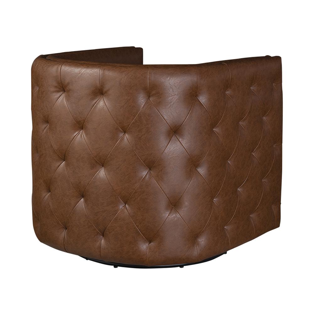 Tufted Barrel Swivel Chair. Picture 5