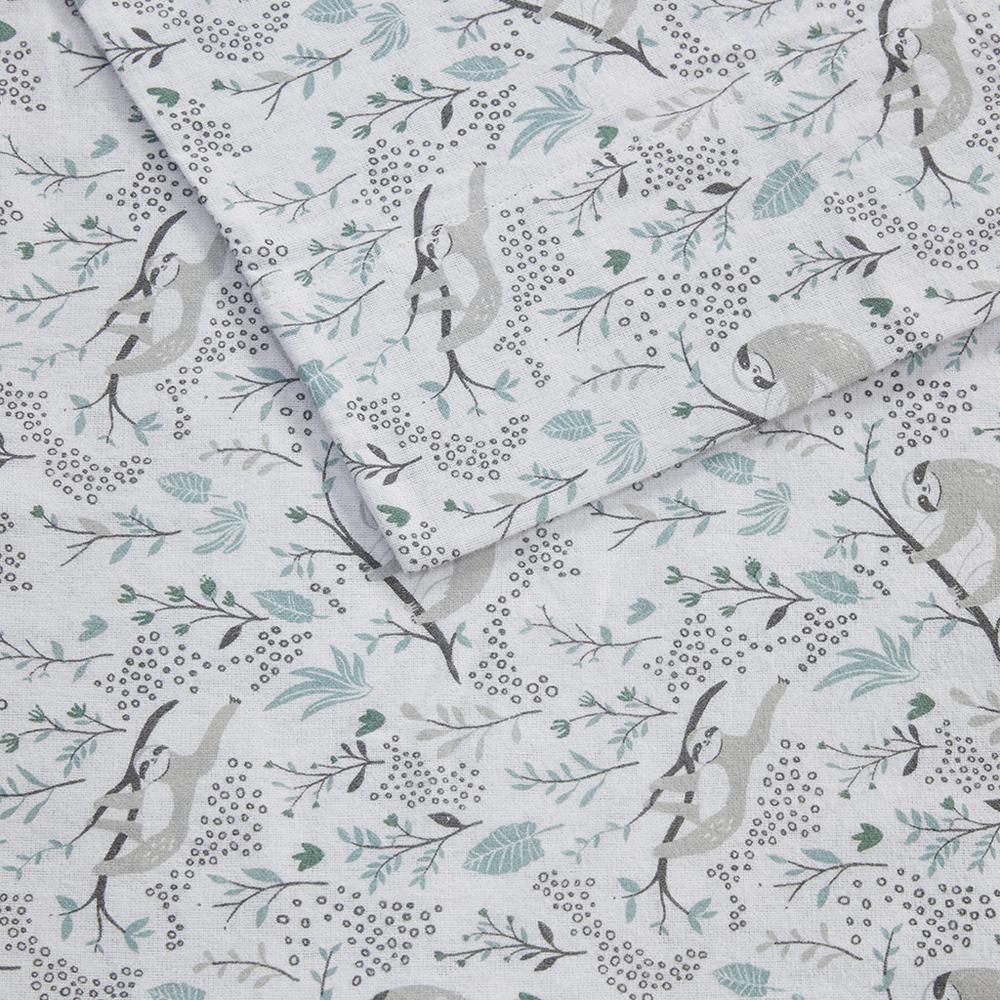 Cotton Flannel Printed Sheet Set. Picture 1