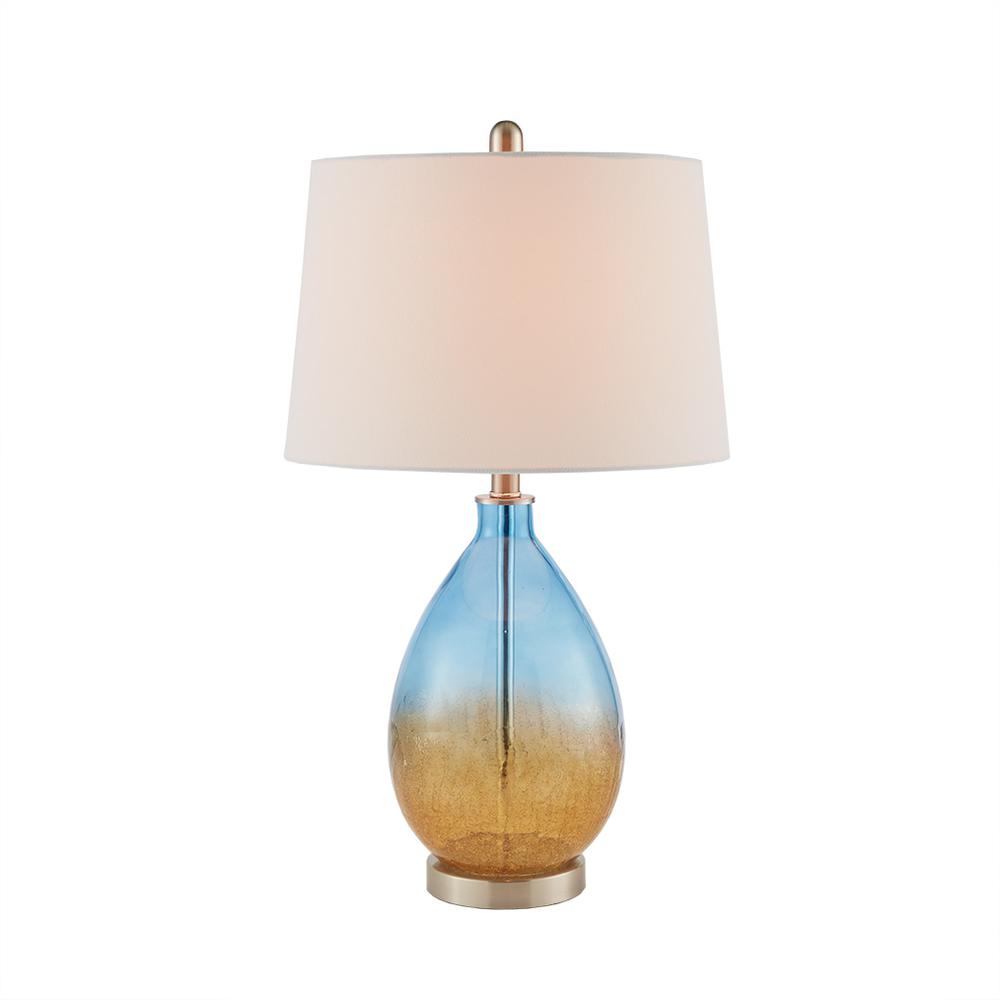 Cortina Blue Glass Table Lamp Set, Belen Kox. Picture 3