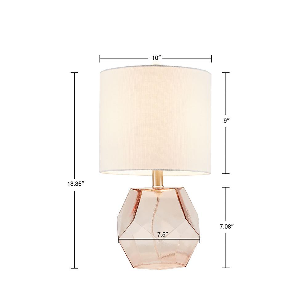 Geometric Glass Table Lamp. Picture 1
