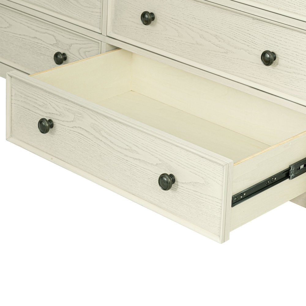 Beckett Large Dresser, Antique Cream color. Picture 5