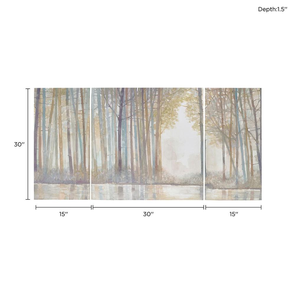 Triptych 3-piece Canvas Wall Art Set. Picture 5