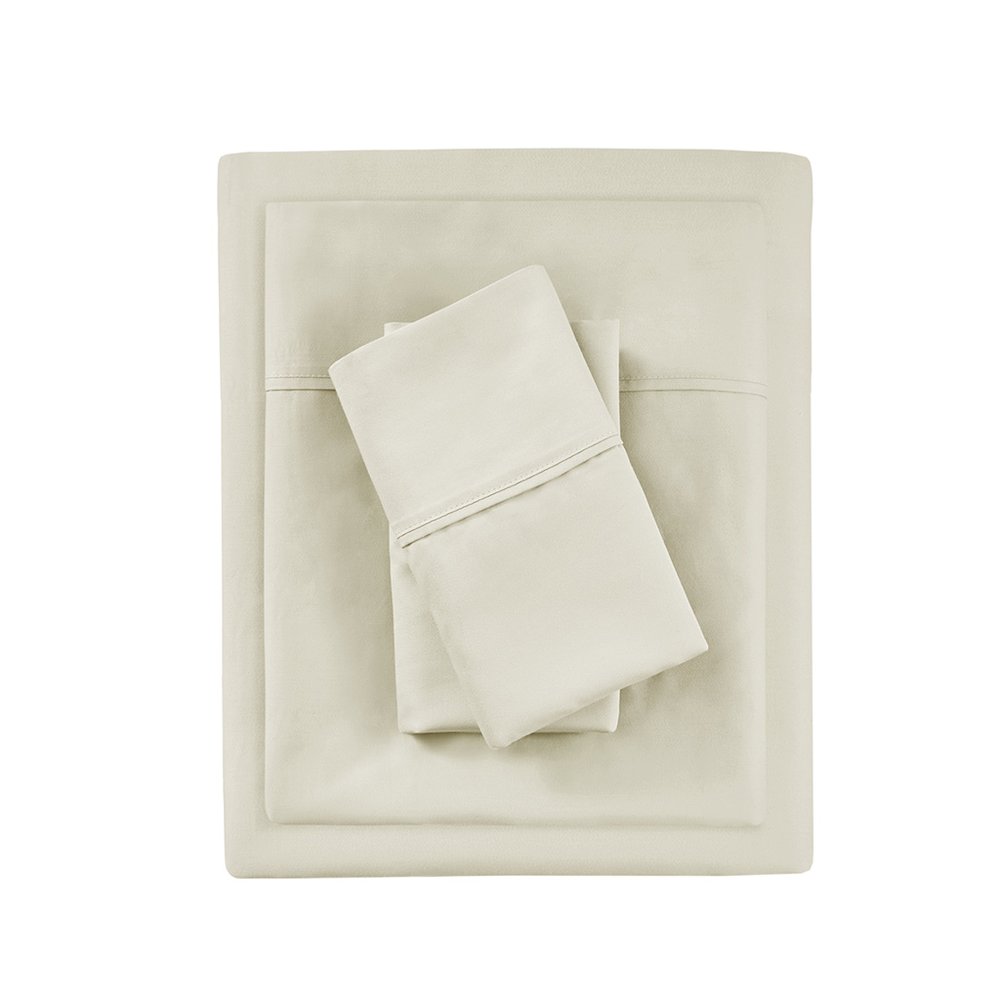 1000 Thread Count HeiQ Smart Temperature Cotton Blend 4 PC Sheet Set. Picture 3