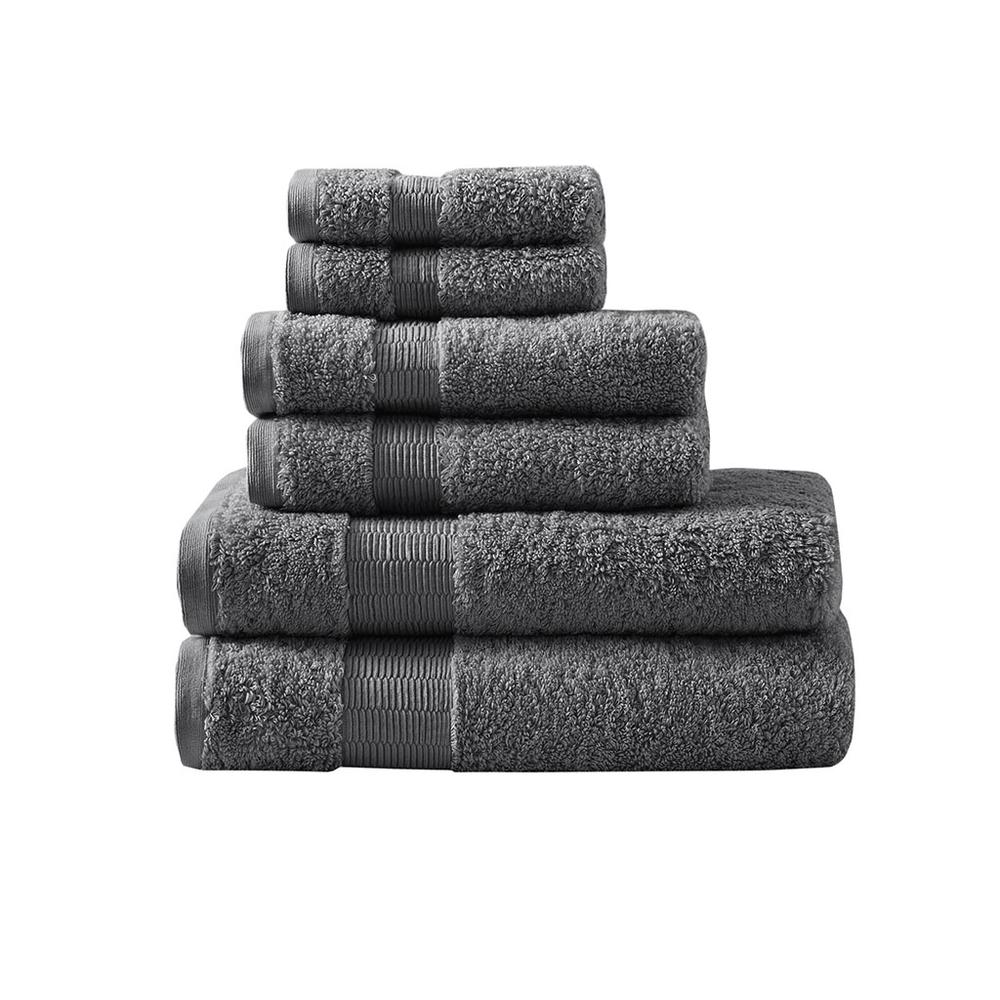 100% Egyptian Cotton 6 Piece Towel Set. Picture 1