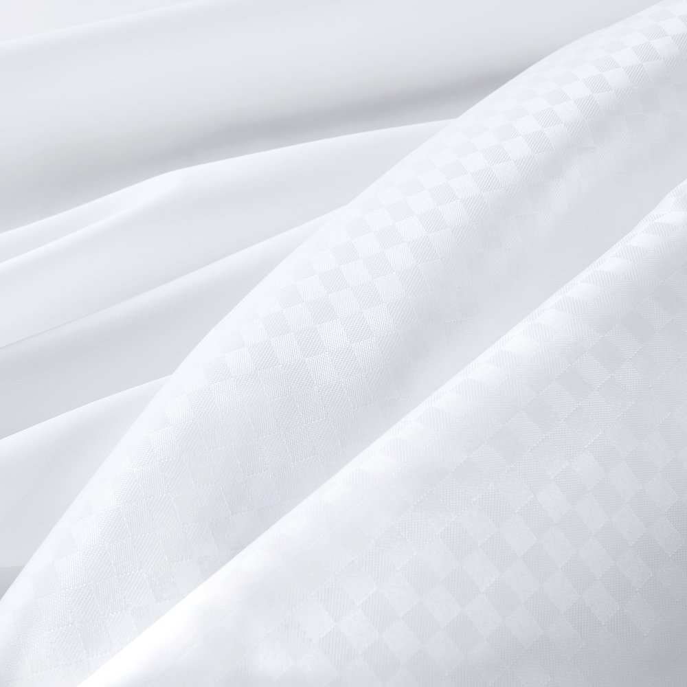 Plain Weave Essential Shower Curtain - Pindot. Picture 4