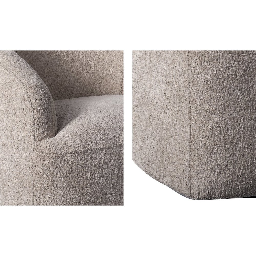 Upholstered 360 Degree Swivel Chair. Picture 2