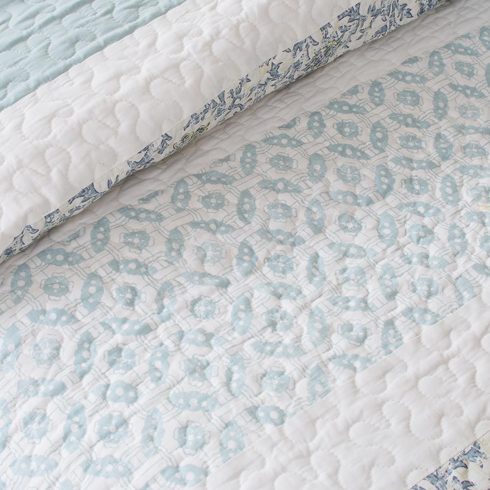 Dawn 6 Piece Cottage Percale Coverlet Set, Belen Kox. Picture 2