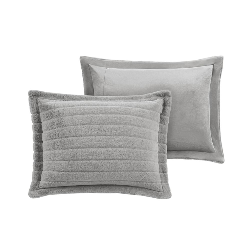 Faux Fur Comforter Set. Picture 2