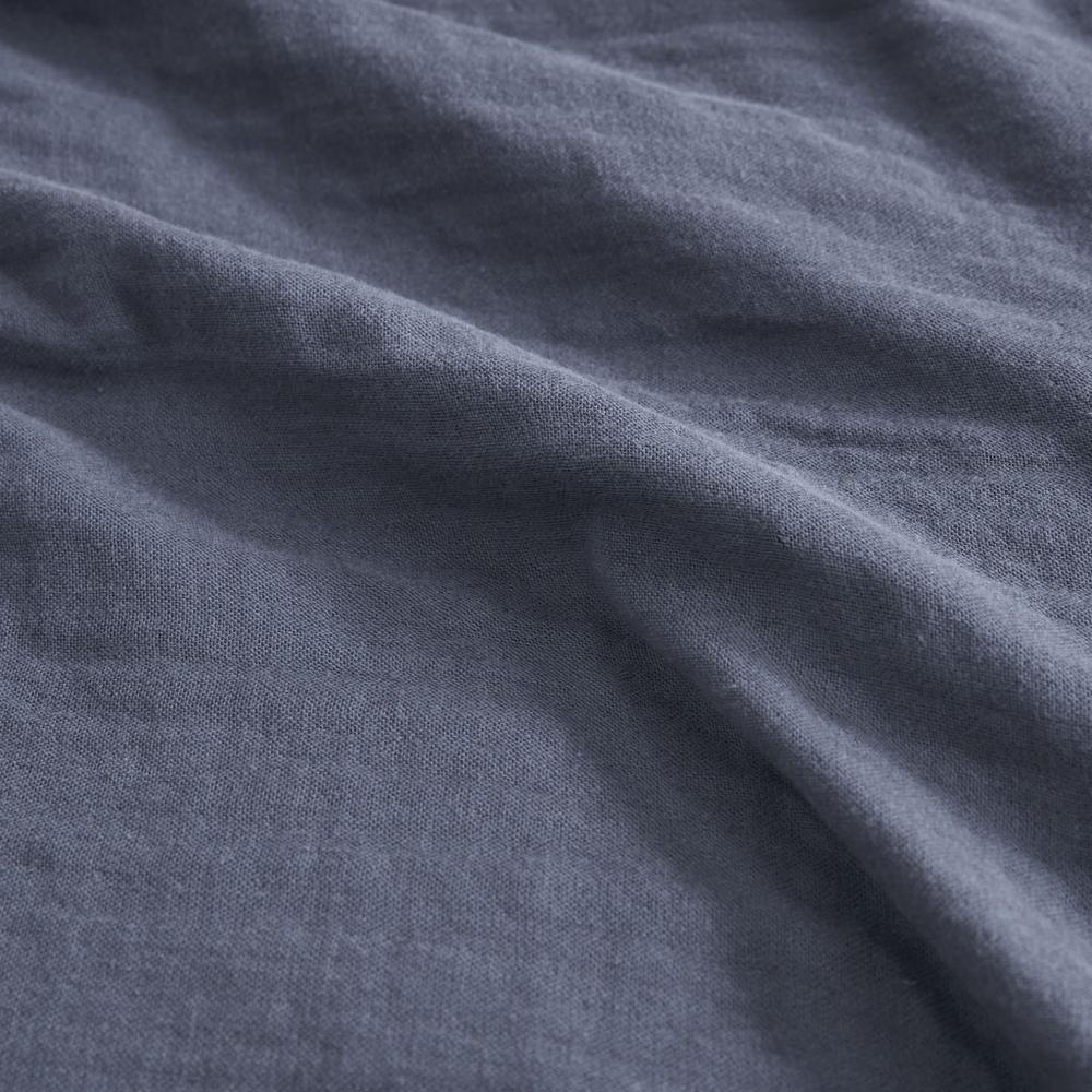 Gauze 100% Cotton Lightweight Blanket, Blue color. Picture 2