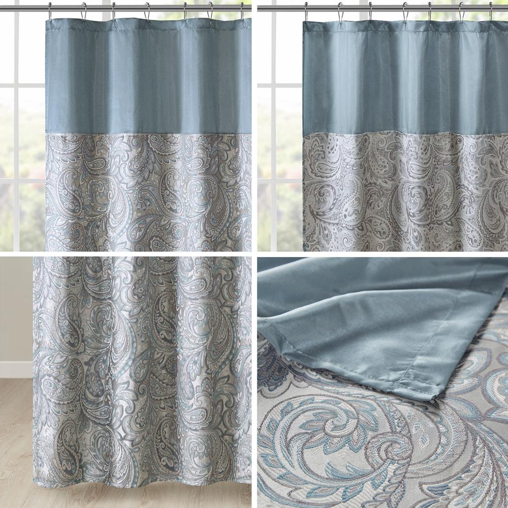 Jacquard Shower Curtain. Picture 3