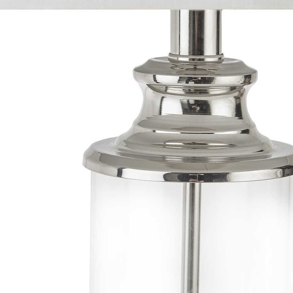 Glass Cylinder Table Lamp Set of 2. Picture 5