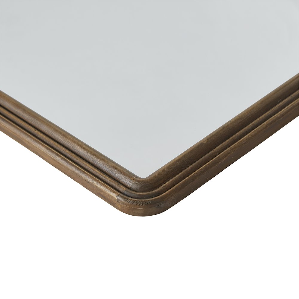 Marbella Scalloped Wood Wall Mirror. Picture 4