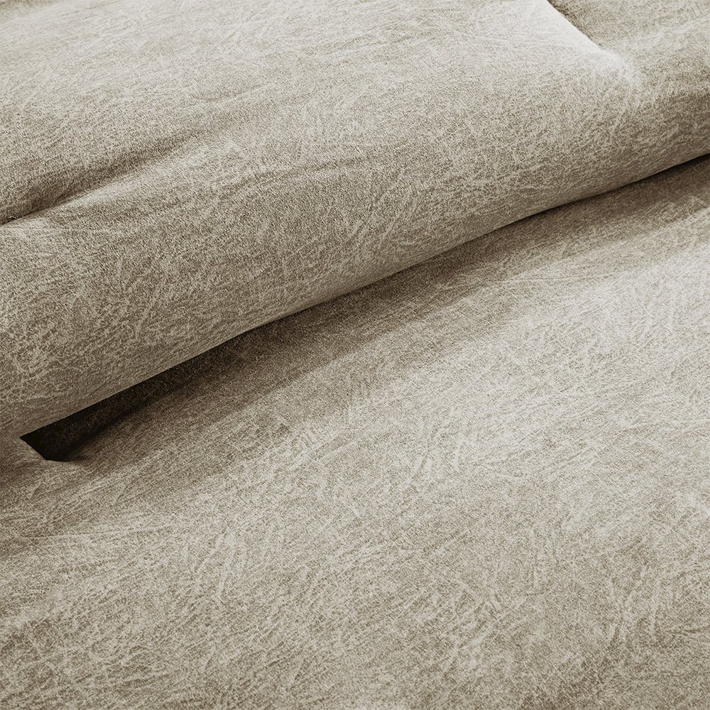 7 Piece Faux Suede Comforter Set. Picture 3