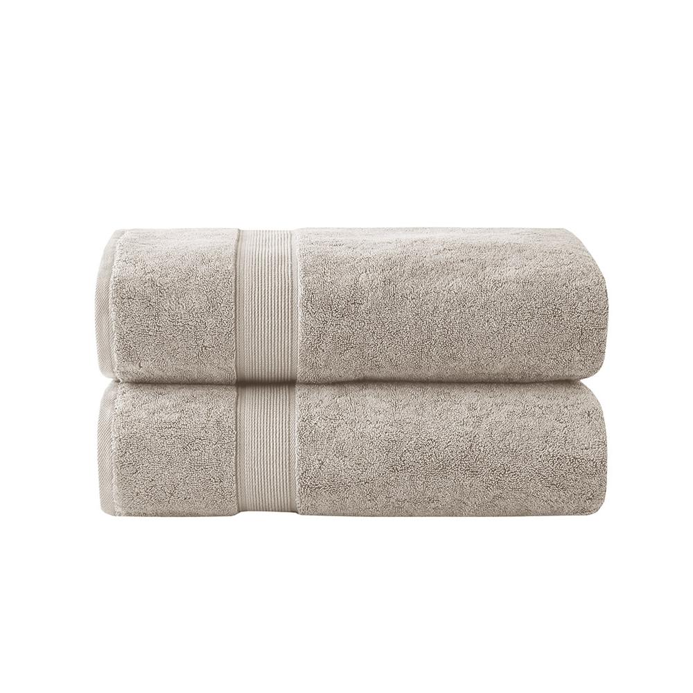 100% Cotton Bath Sheet Antimicrobial 2 Piece Set. Picture 3