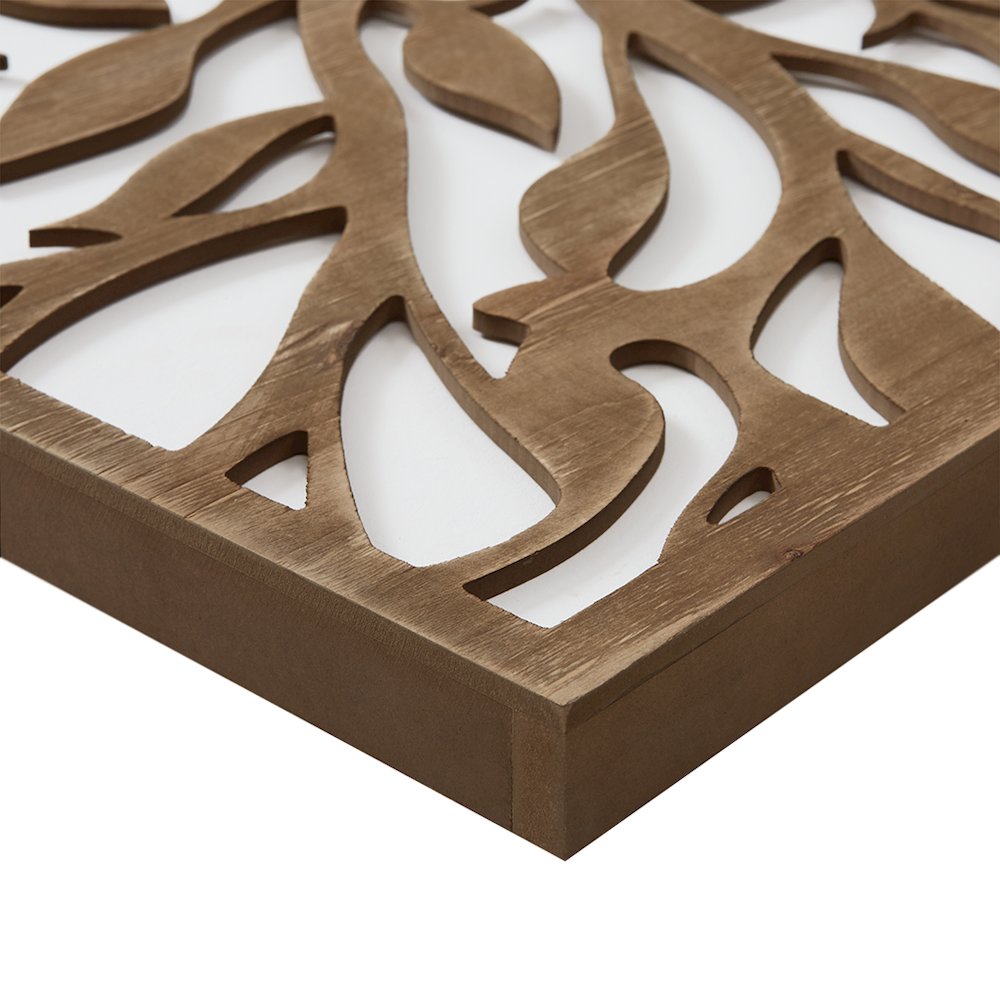 Birch Botanical Two-tone 3-piece Wood Panel Wall Decor Set. Picture 5