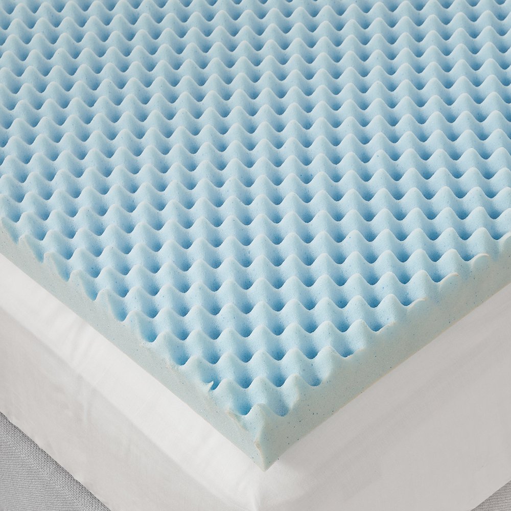All Season Reversible Hypoallergenic Cooling Mattress Topper. Picture 5