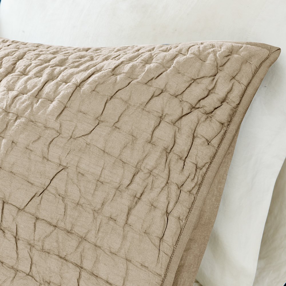3 Piece Hand Quilted Cotton Quilt Set. Picture 2